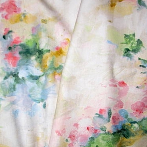 Cotton Novelty - Degas Spring Watercolor 242770D