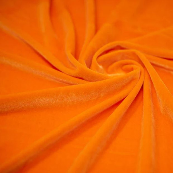 Stretch Velvet - Orange 243363T