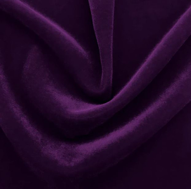 Stretch Velvet - Eggplant 243363V