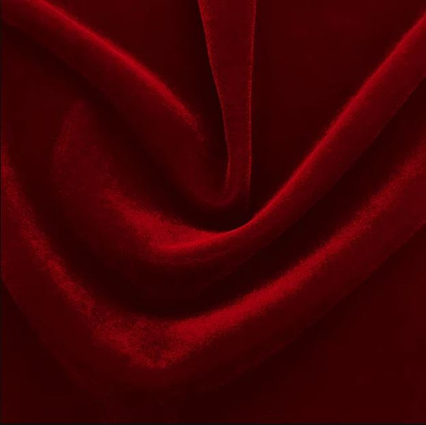 Stretch Velvet - Ruby 243363X