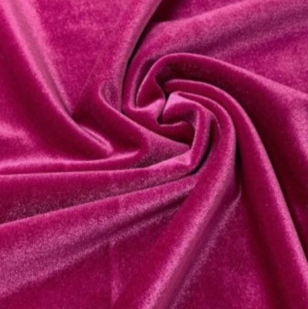 Stretch Velvet - Raspberry 243363Y