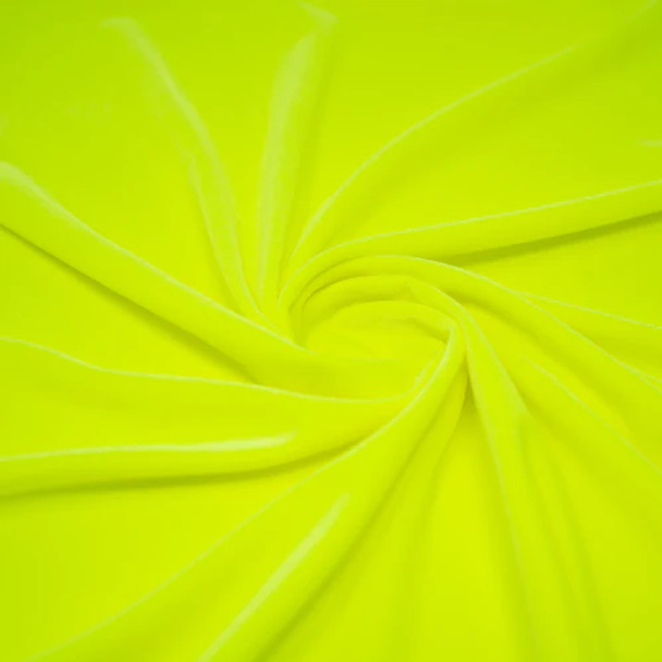 Stretch Velvet - Neon Yellow 243363AJ