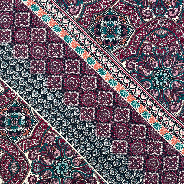 Polyester Print - Tabriz Shiraz 184310B