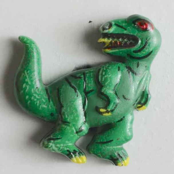 T-Rex LT Green Childs Button