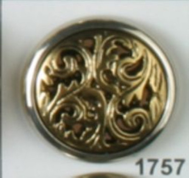 Antique Gold ABS/Polyamide Lg Button DB-1757