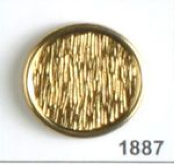 Antique Gold Full Metal Lg Button DB-1887