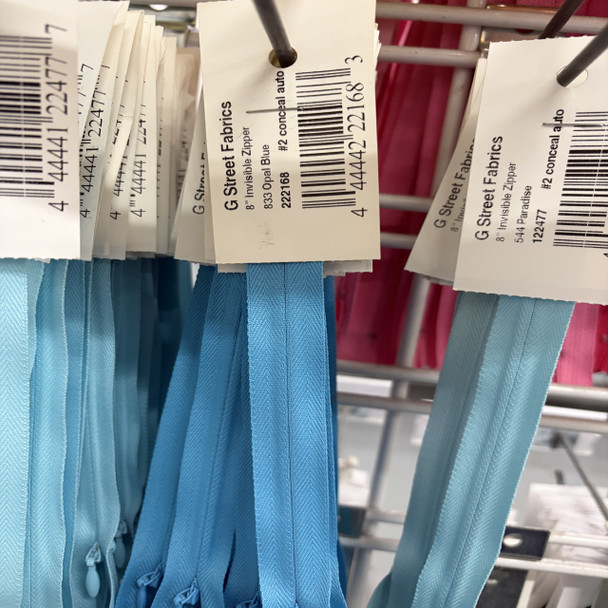Invisible Zipper 8" - 833 Opal Blue
