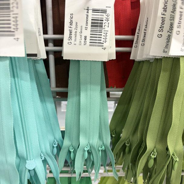 Invisible Zipper 8" - 534 Leaf Green 122466