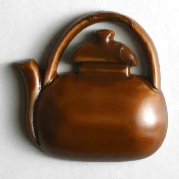 Brown Teapot Childs 45L Button DB-1587