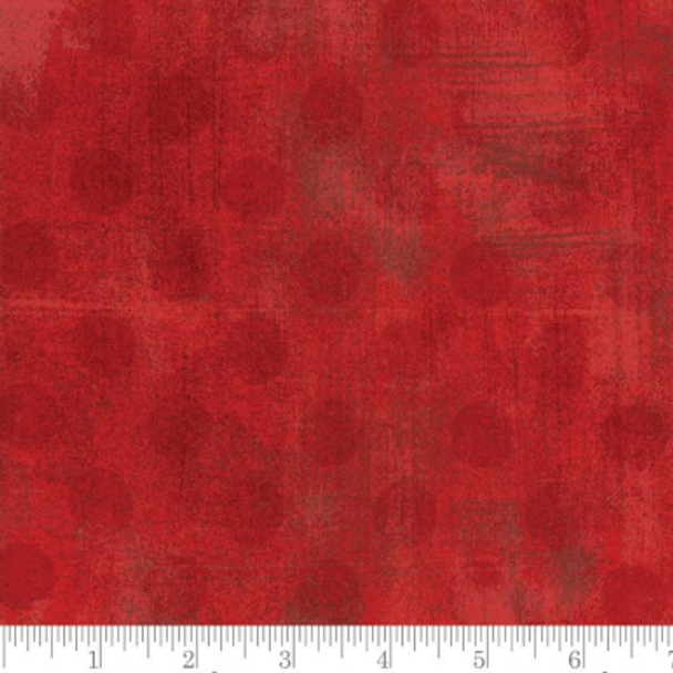 108" Wide Quilt Back - Grunge Hits Spot Red 230997Q