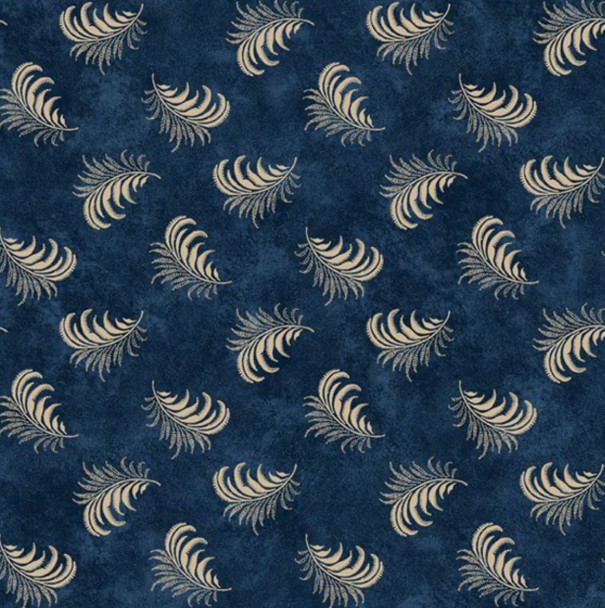 Genevieve - Feathers in Navy