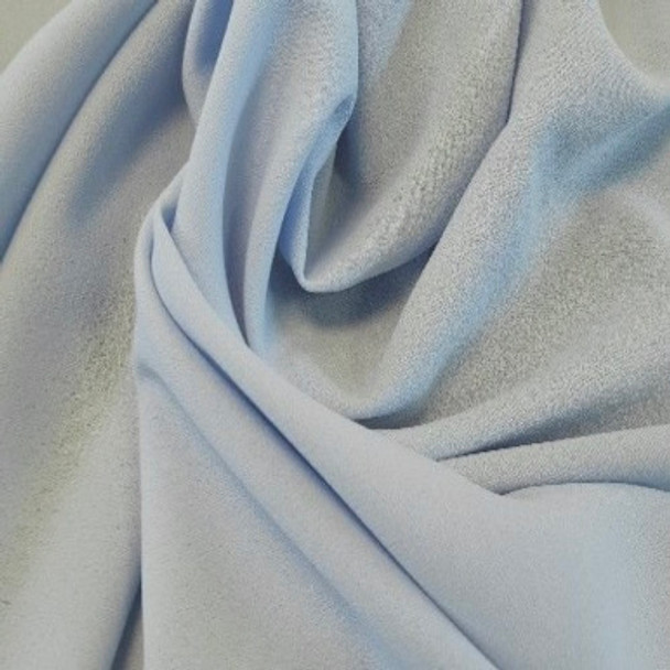 Ice Blue Polyester Crepe | G Street Fabrics