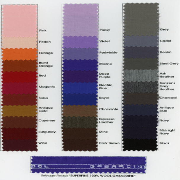 Superfine Wool Gabardine - Magenta
