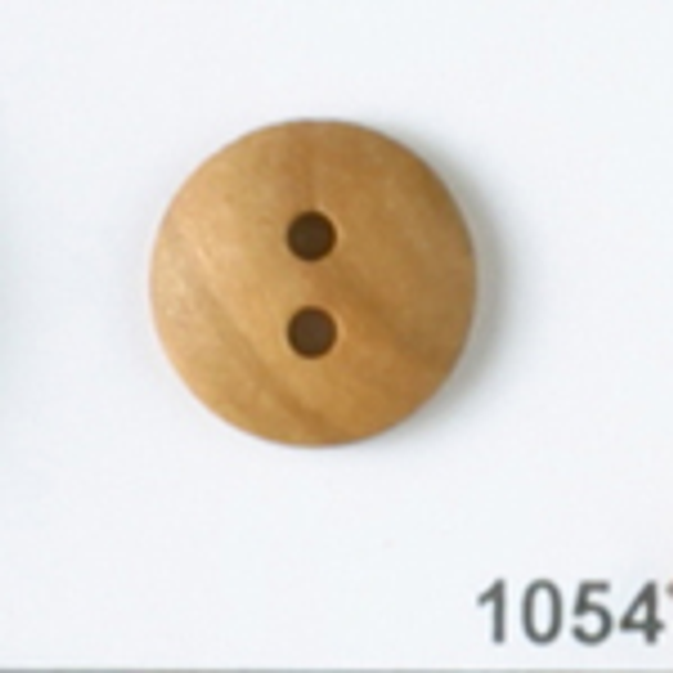 Round Wooden Brown 20L Button DB-1054
