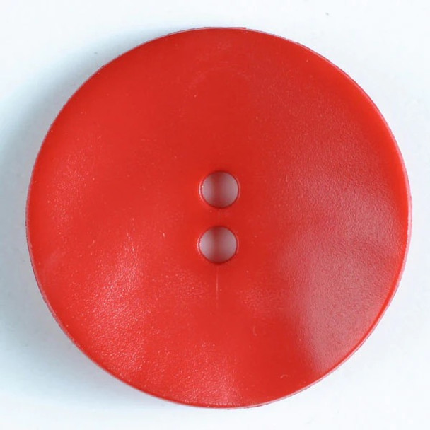 Round Warped Red Polyamide Lg Buttons