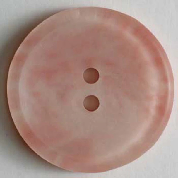 Marbled Pale Pink Polyester 40L Button DB-0577