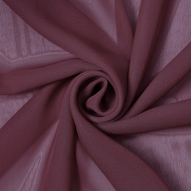 Polyester Chiffon - Mystic Burgundy 206002