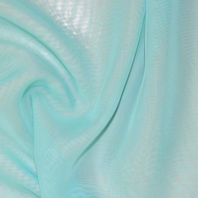 Polyester Chiffon - Tiffany Blue 206002AP