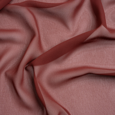 Polyester Chiffon - Ultra Burgundy 206002AR