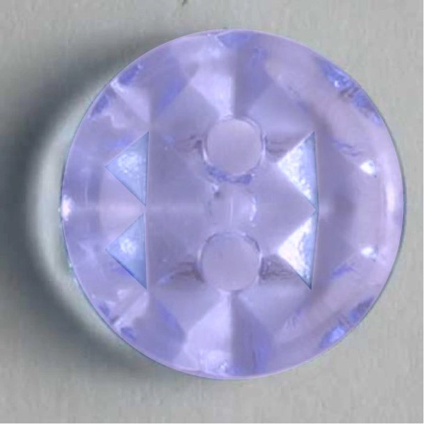 Lilac Diamond Cut 18L Button