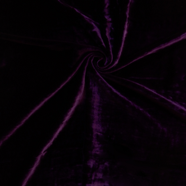 Luxury Silk/Rayon Velvet - Eggplant 206327AS