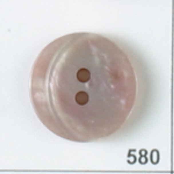 Crescent Marbled Dusty Rose 27L Button DB-0580