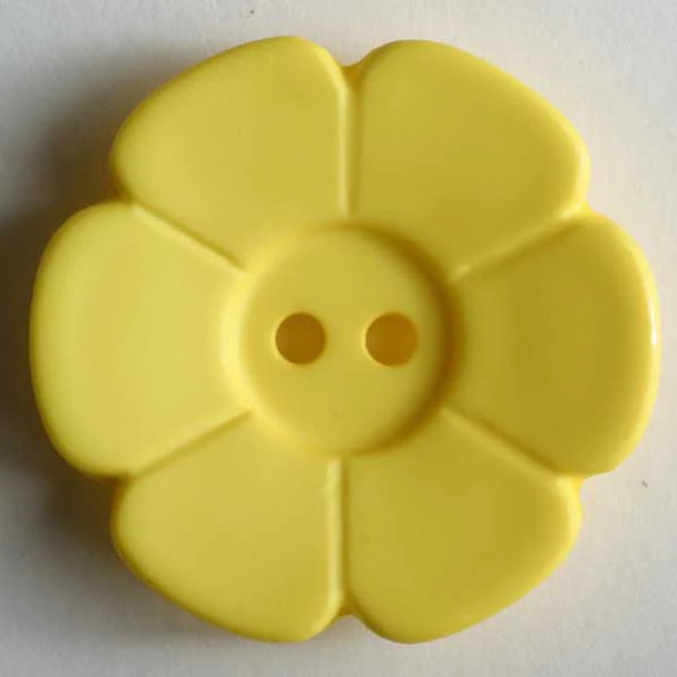 Yellow Flower 45L Button DB-0826