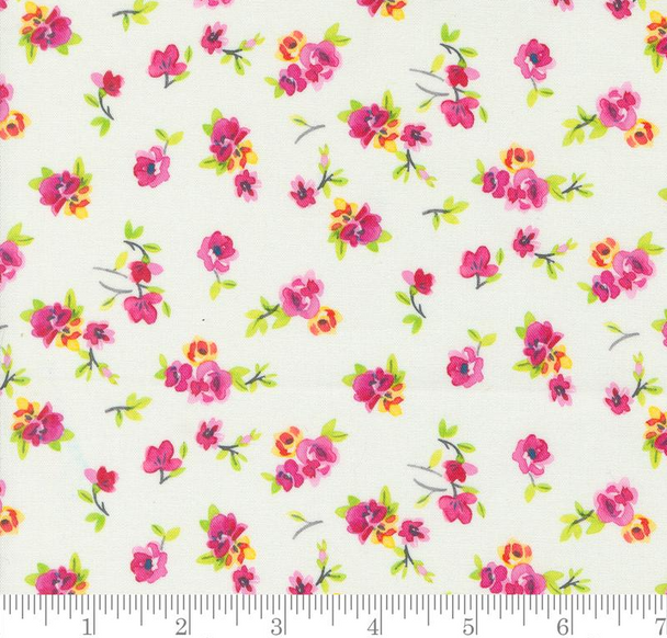 Pure Cotton Print - Flower Patches - Cloud 218682BD