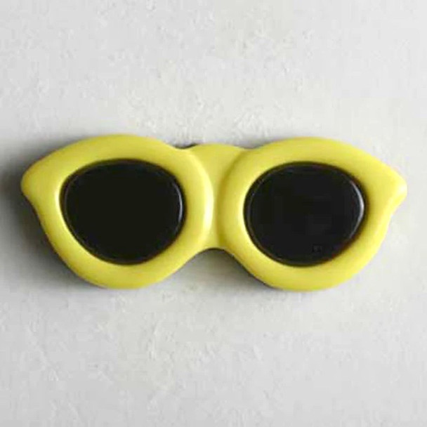 Yellow Sunglasses 47L Button DB-1538