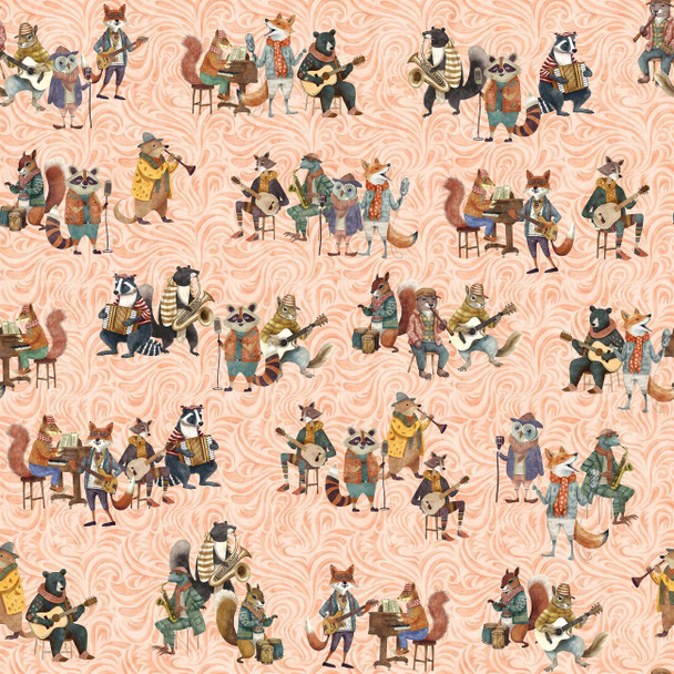 Jug Band Jamboree Musical Animal Toss Peach 223707T1