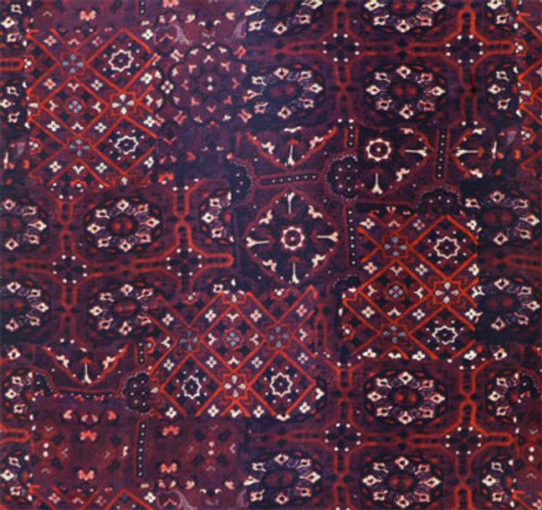 Printed Silk Charmeuse - Tapestry Tawny Port 208542BG