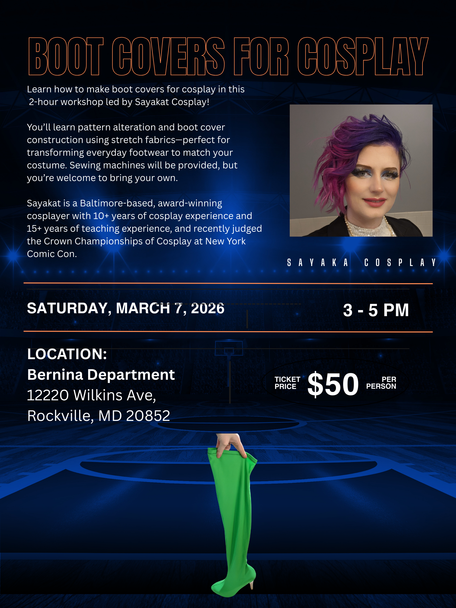 Boot Covers for Cosplay  - Sayakat Cosplay  – Hands-On Event