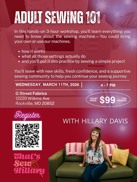 Adult Sewing 101