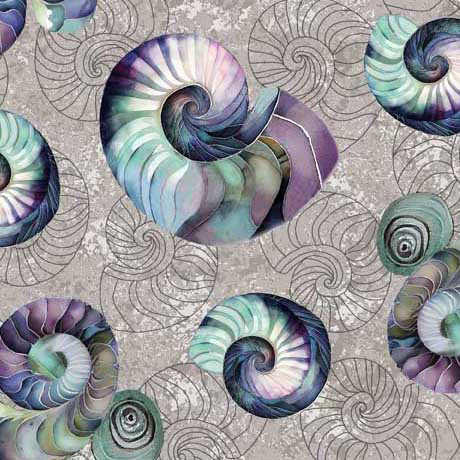 Seashell Soiree Small Shell Toss in Gray 223707GV