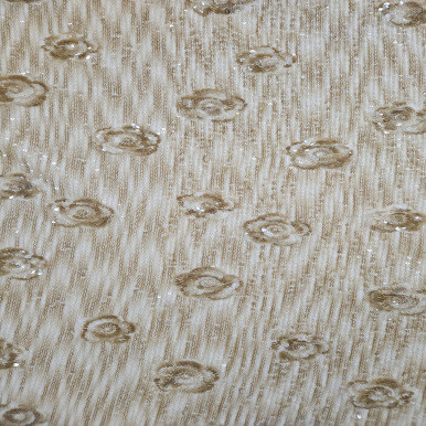 Sequins Sewn on Mesh - Oro 230838A