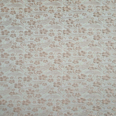 Metallic Brocade - Blush 2