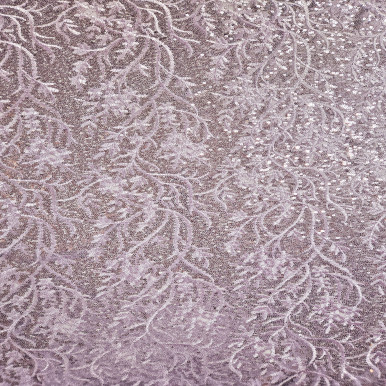 Embroidered Tulle - Malva 227613F