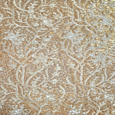 Embroidered Tulle - Oro 2