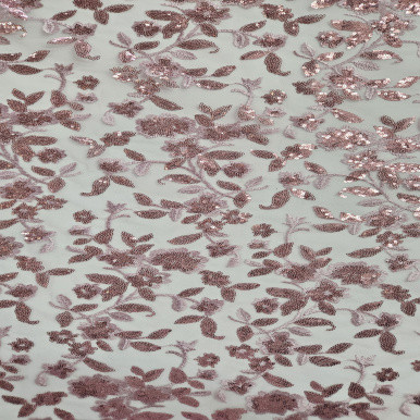 Embroidered Tulle - Rosa 227613N