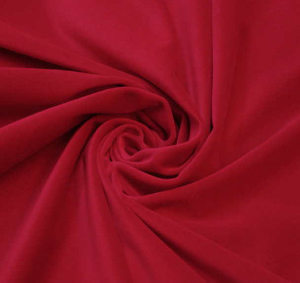 Pure Cotton Velvet - Red 241579b