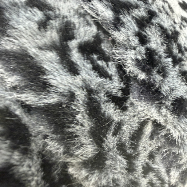 Luxury Faux Fur - Black and White 204785F
