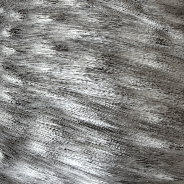 Faux Fur - Grey and White 204789E