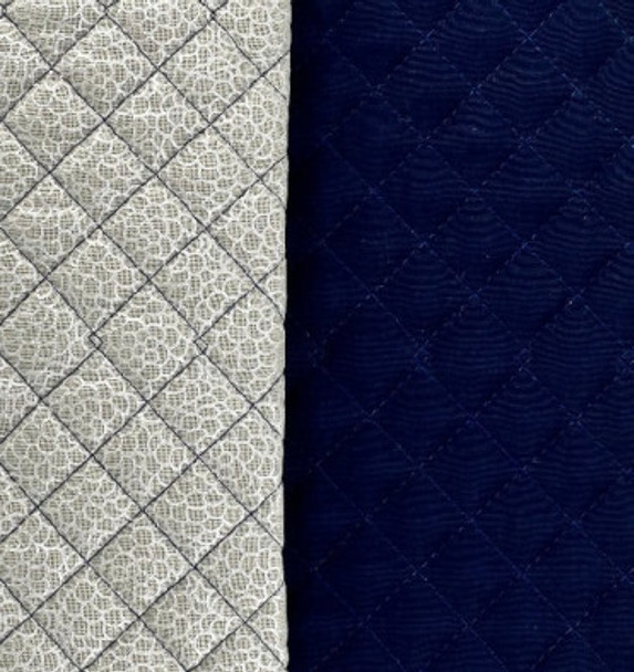Pre-Quilted Fabric - Silver Midnight 257700D
