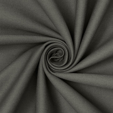 Grey Superfine Wool Gabardine | G Street Fabrics