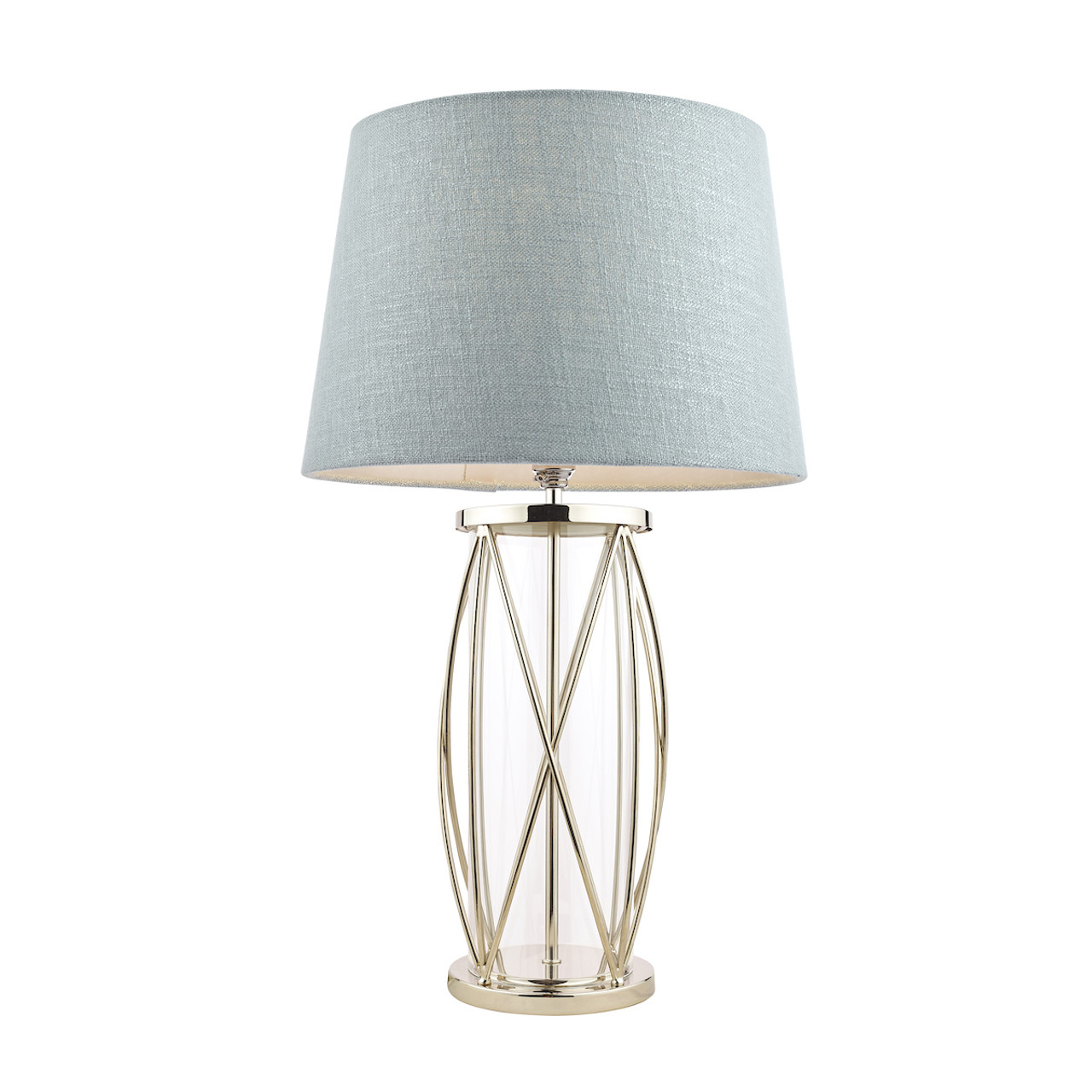 nickel table lamp base