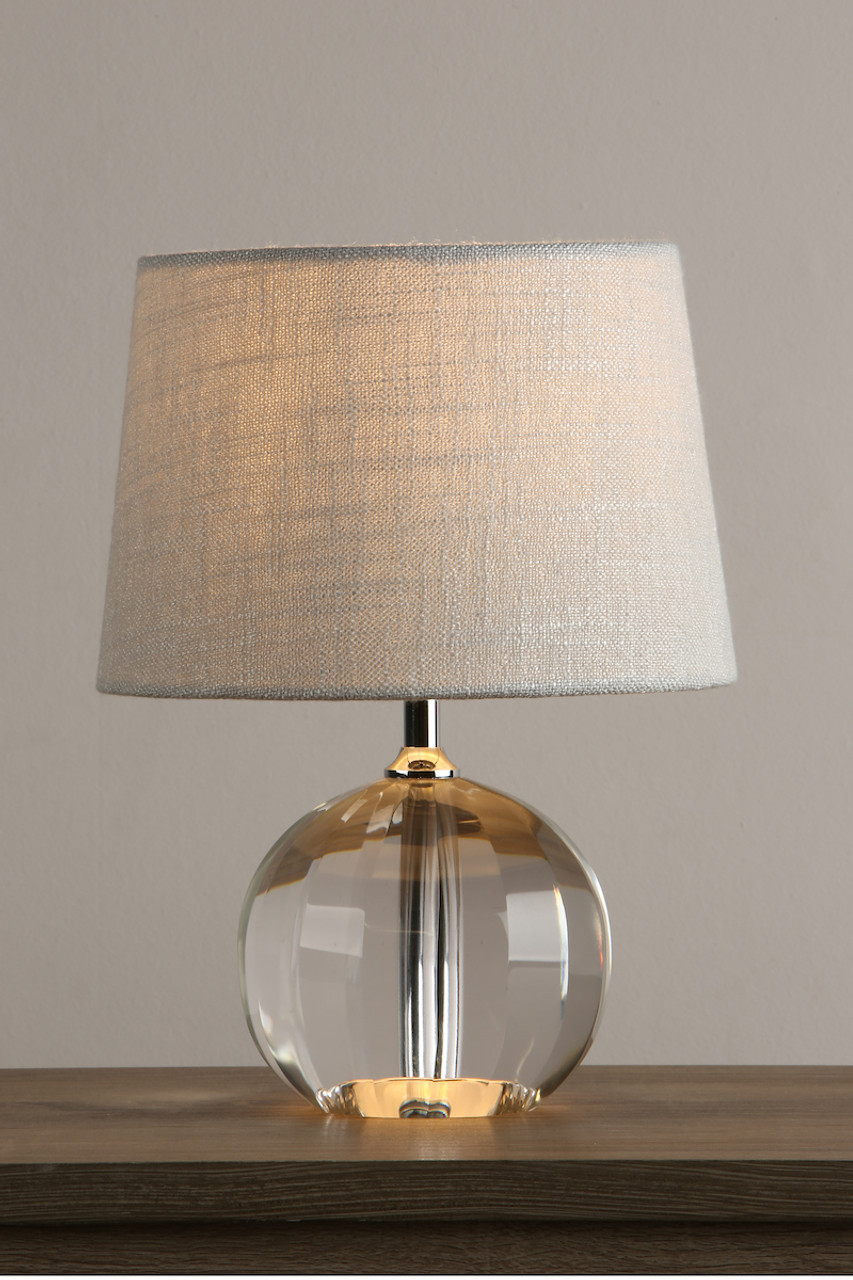 glass bottom table lamps