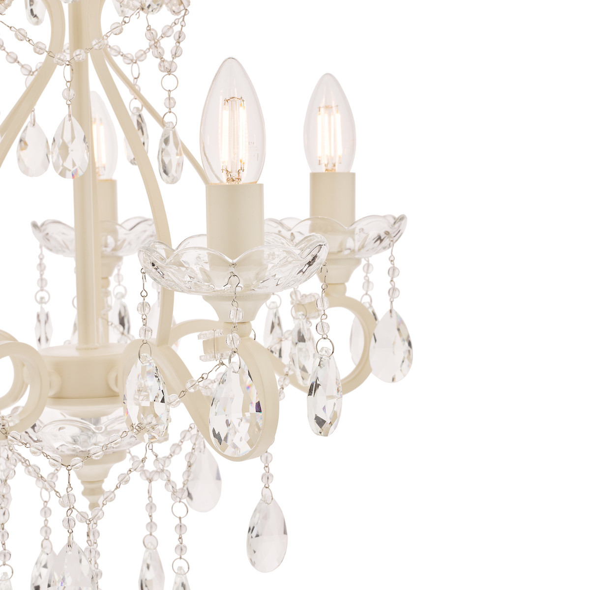 Shamley Painted 5 Light Chandelier | The Home Library, Wilmslow