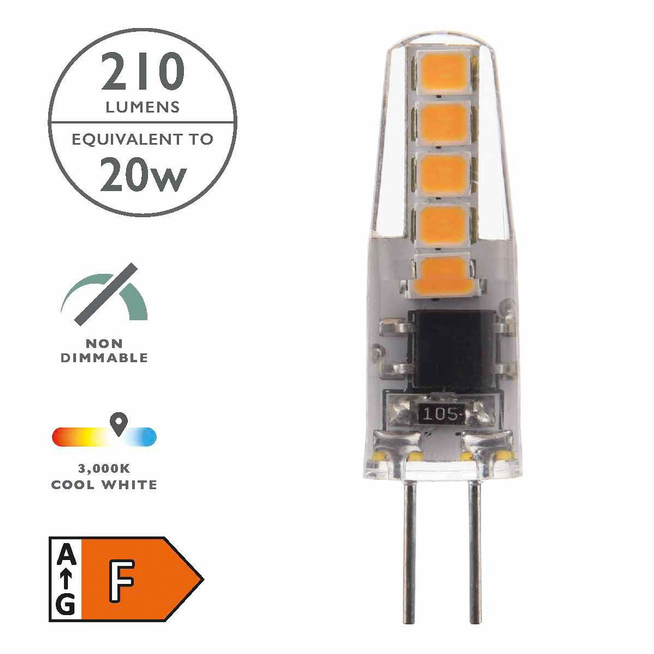 g4 led dimmable warm white