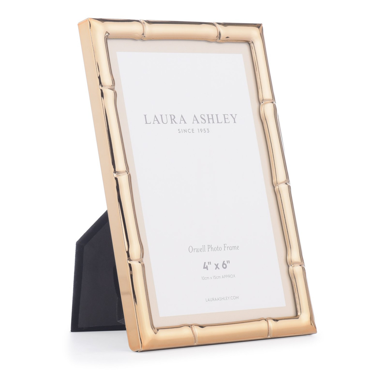 Laura Ashley Orwell Photo Frame Polished Gold 4x6 Inch by Laura