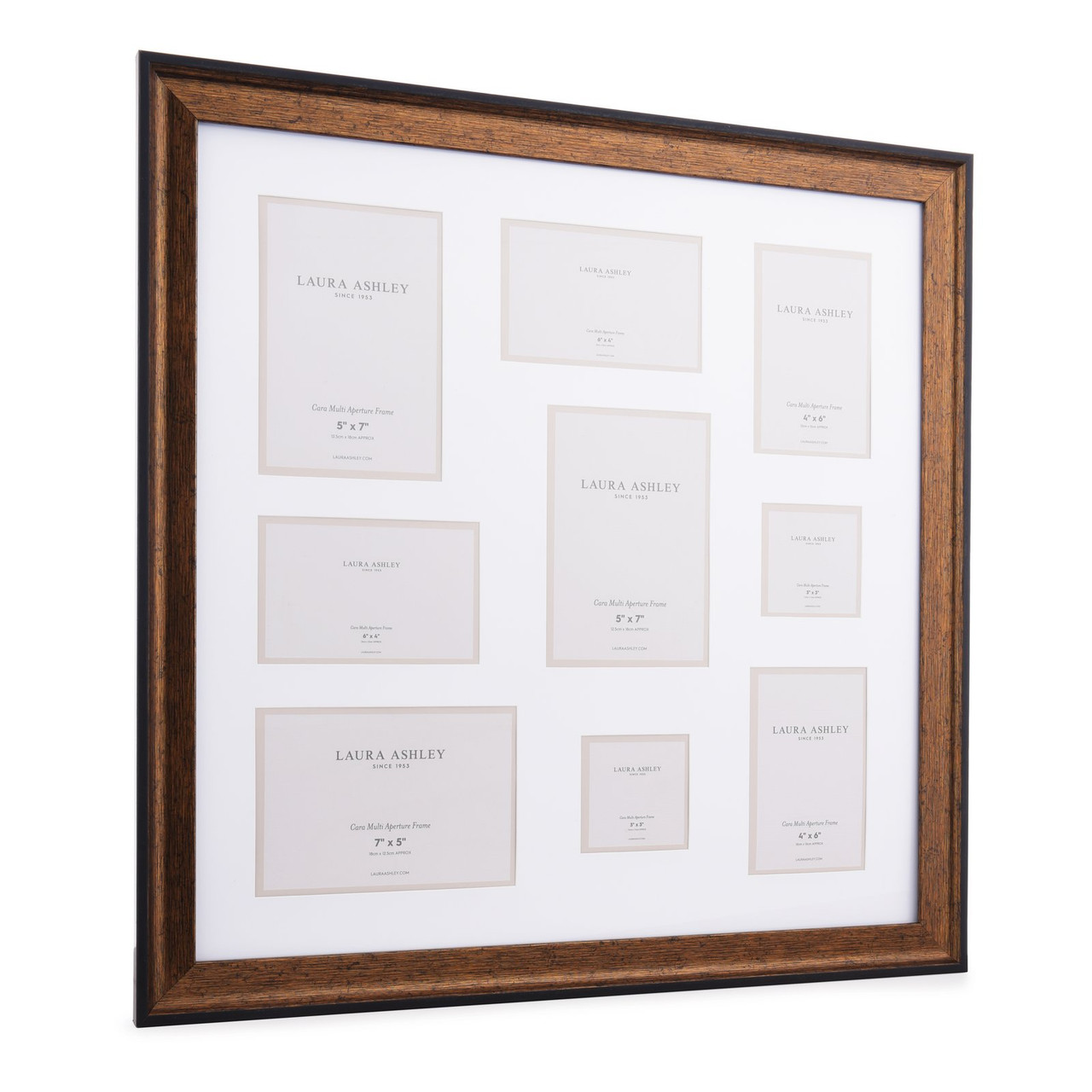 Laura Ashley Cara Photo Frame Bronze With 9 Apertures by Laura